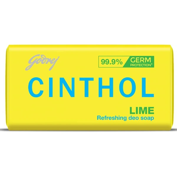Cinthol Lime Refreshing Deo Soap: 4x100 gms